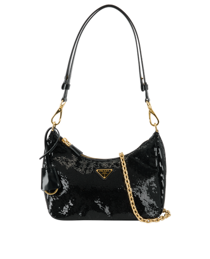 Sequin Shoulder Bag, front view